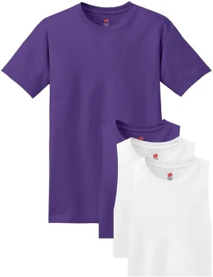 Hanes Comfort Soft Cotton Crewneck T-Shirt (Pack of 3)