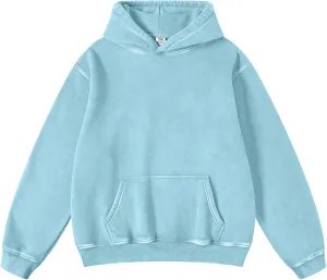 Hatant Oversized Hoodie Sweatshirts for Women Couples Heavyweight Hoodies Pullover Vintage Acid Wash Sweaters Pullover 2025