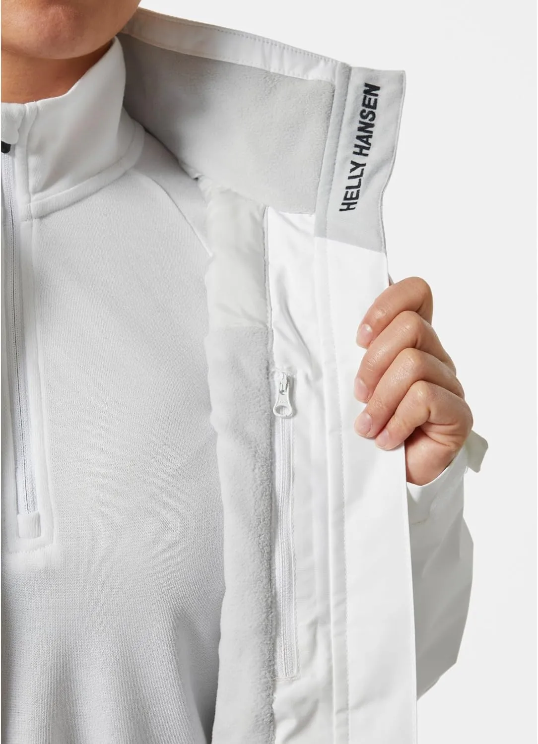 Helly-Hansen Crew Midlayer Jacket 2.0 for Women - Stylish Waterproof Coat with Fleece-Lined Comfort