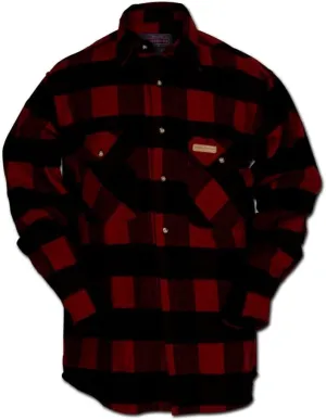 Hickory Shirt Co. Buffalo Flannel Button Plaid Shirt