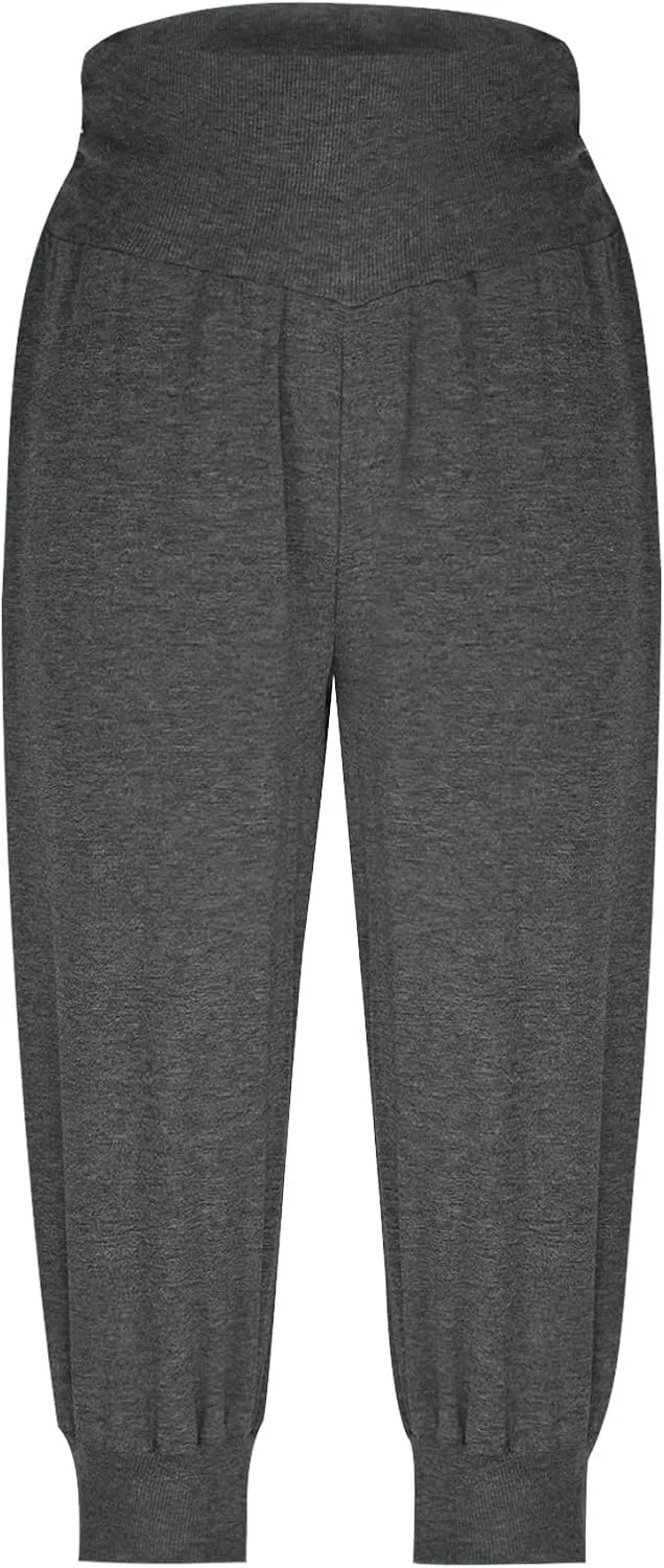 High Cut Straight Leg Cuff Leg Track Athletic Jogger for Women Summer Fall Loose Fit Pants Women 2025 Trendy