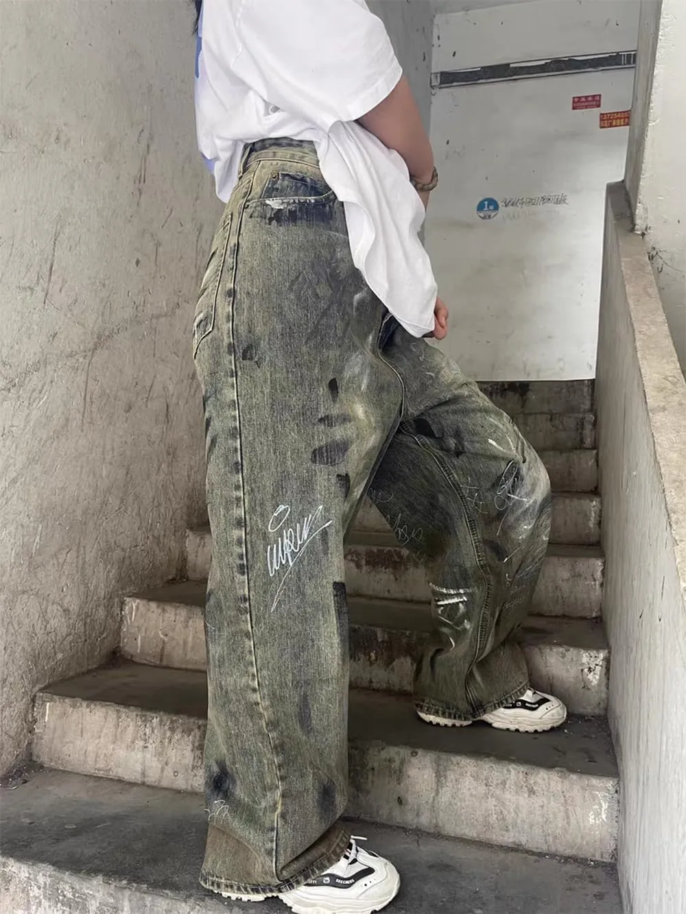 High Waist Wide Leg Jeans for Women Baggy Classic Loose Trendy Denim Pants Straight Comfort Fashion Trouser