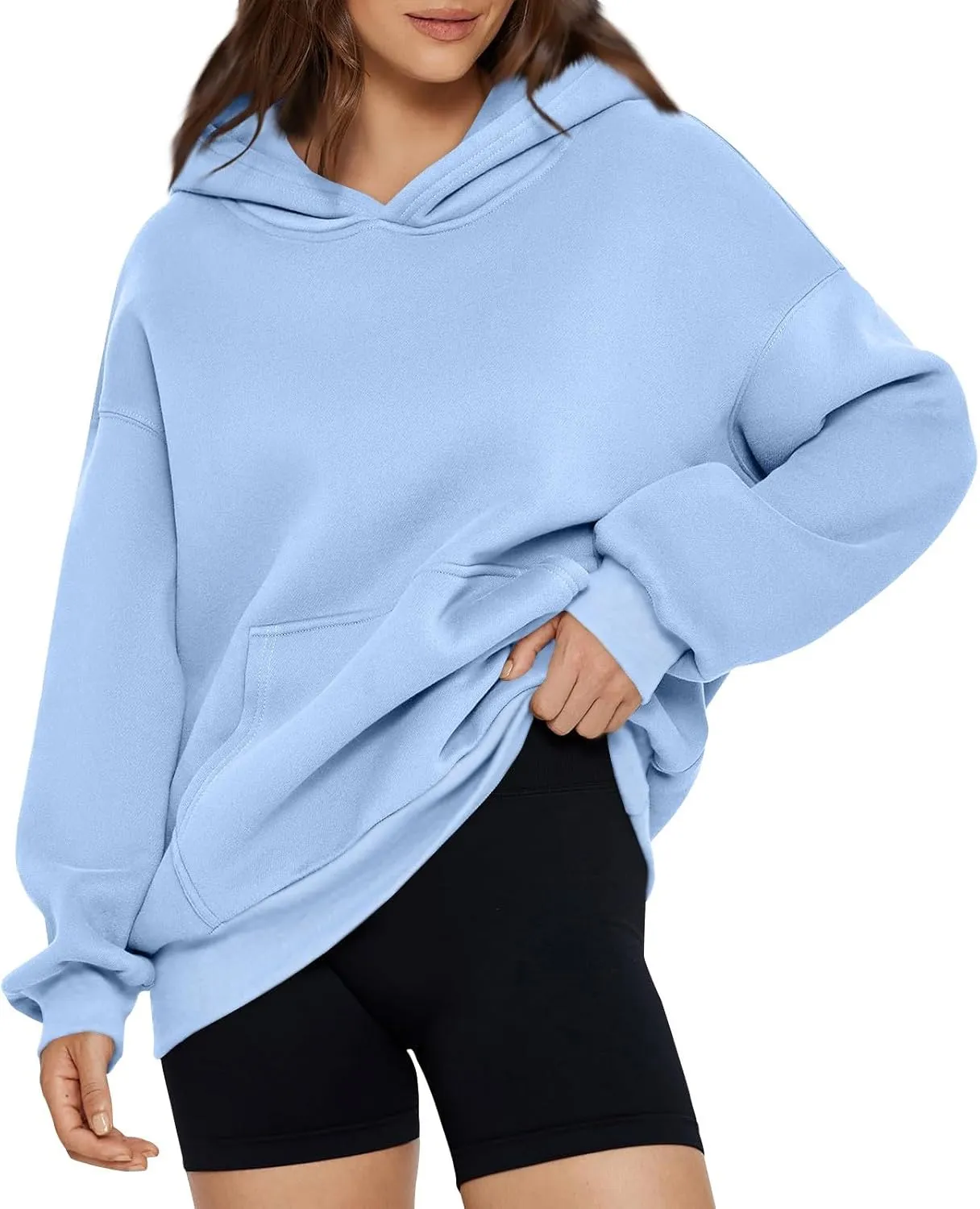 Hoodies for Women Oversized Comfort Cute Sweatshirt Y2K Trendy Pullover Hoodie Fall Outfits for Women 2024 with Pocket