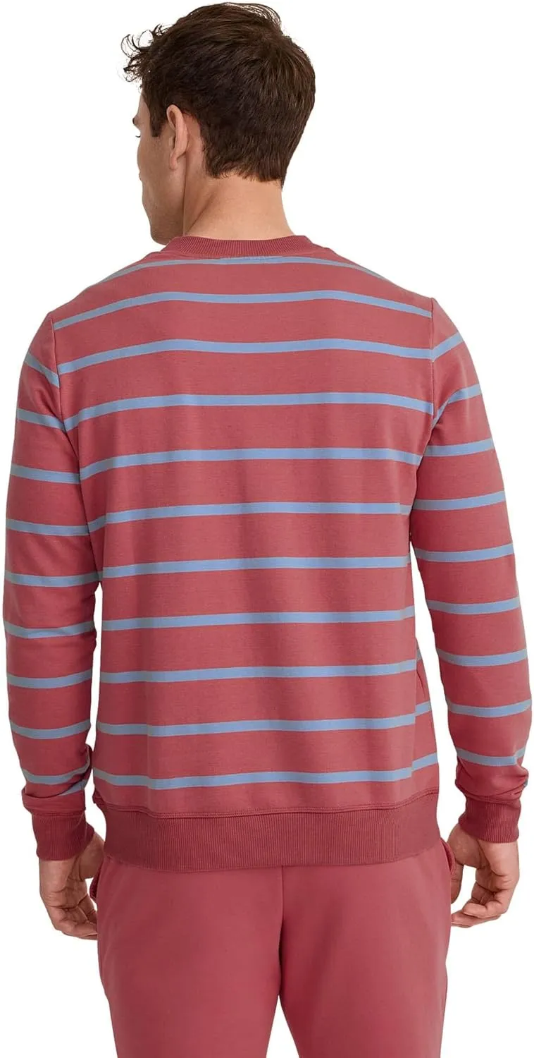 Jockey Men's Loungewear Cotton Blend Fleece Crew Sweatshirt