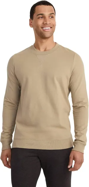 Jockey Men's Loungewear Cotton Blend Fleece Crew Sweatshirt