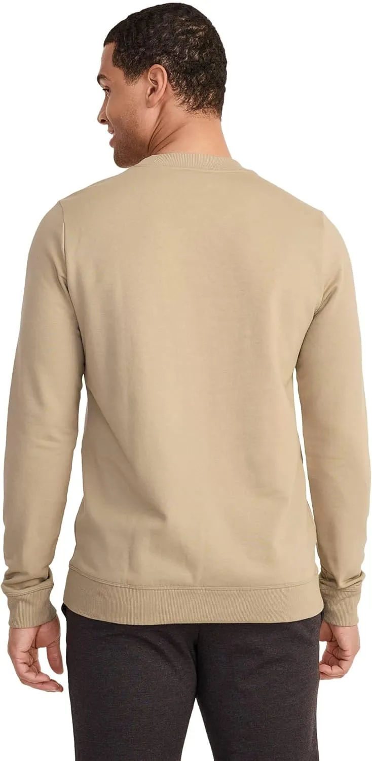 Jockey Men's Loungewear Cotton Blend Fleece Crew Sweatshirt
