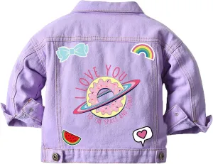 Joe Wenko Classic Kids Toddler Baby Boys & Girls Casual Outwear Denim Jacket
