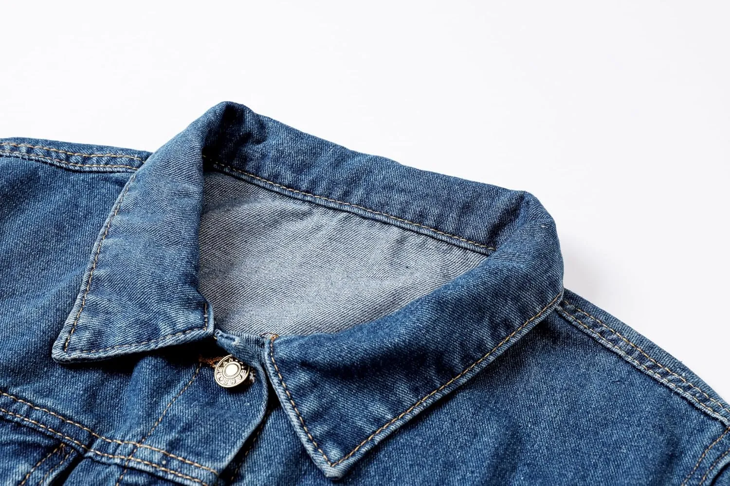 Joe Wenko Classic Kids Toddler Baby Boys & Girls Casual Outwear Denim Jacket