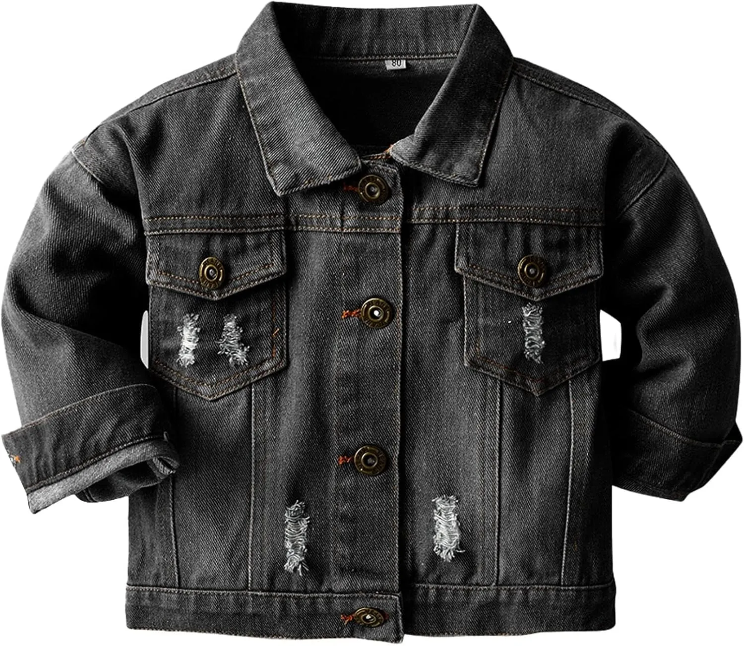 Joe Wenko Classic Kids Toddler Baby Boys & Girls Casual Outwear Denim Jacket