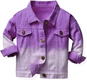 Joe Wenko Classic Kids Toddler Baby Boys & Girls Casual Outwear Denim Jacket