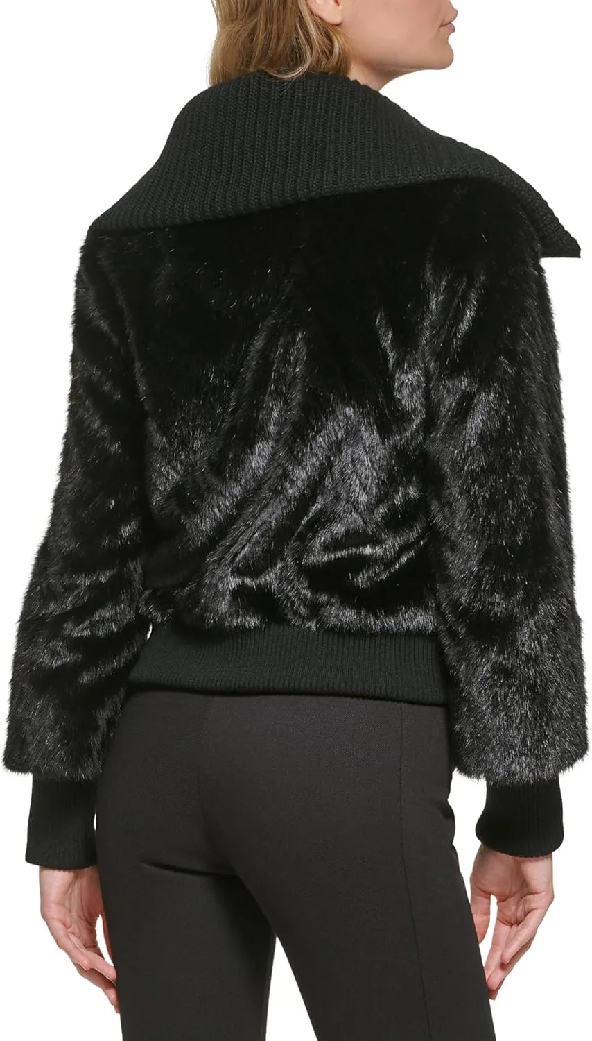 Karl Lagerfeld Paris Women's Faux Fur Jacket