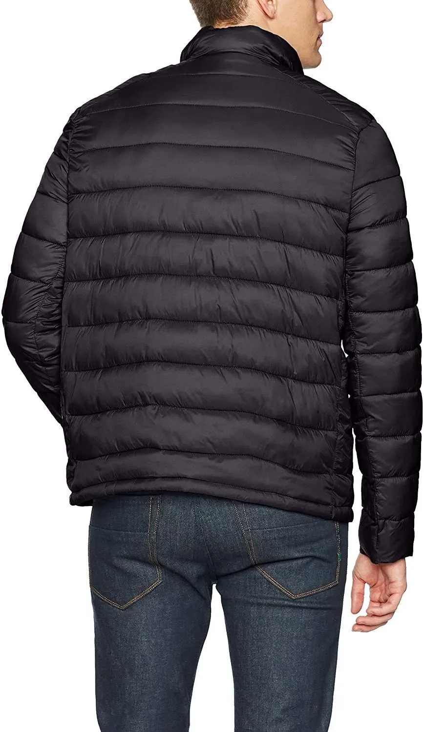 Kenneth Cole New York Men's Asymmetric Down Moto Jacket