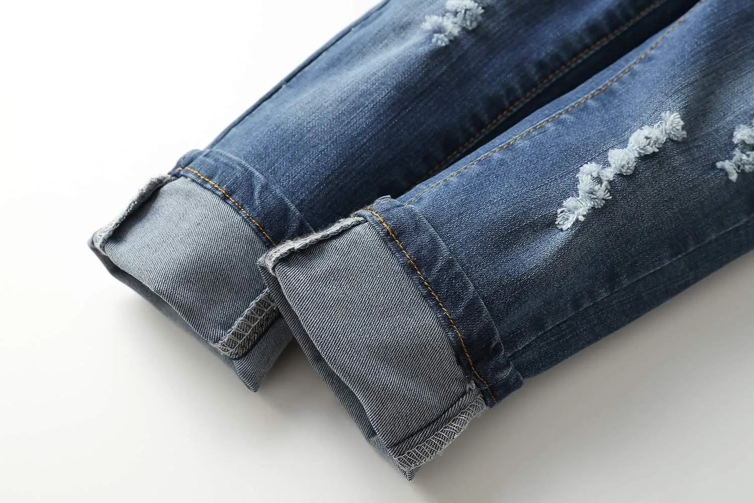 KIDSCOOL SPACE Little Girl Boy Jean Overalls,Toddler Ripped Denim Overall Pants
