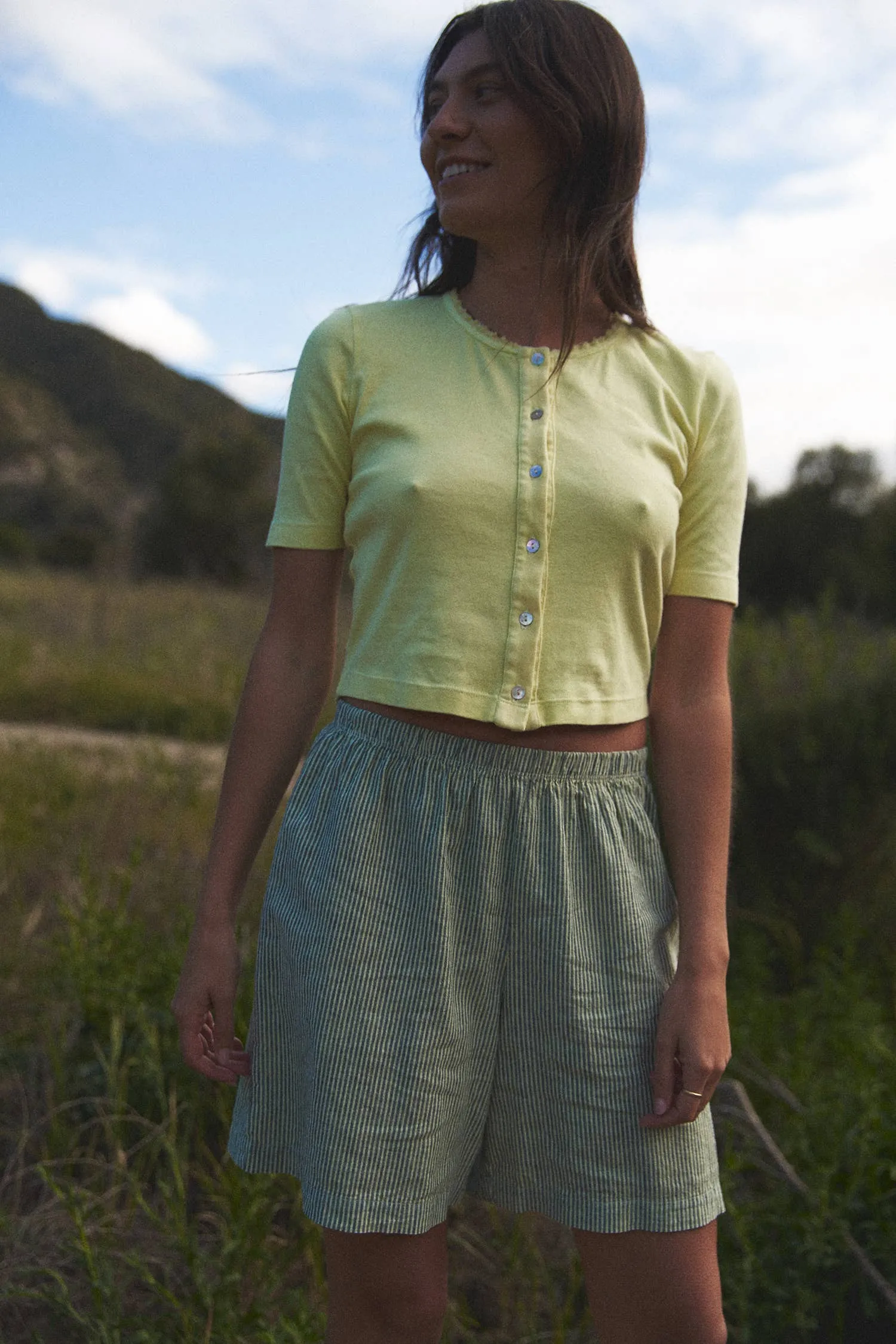 LA RELAXED Linen Simple Short - ( select size )