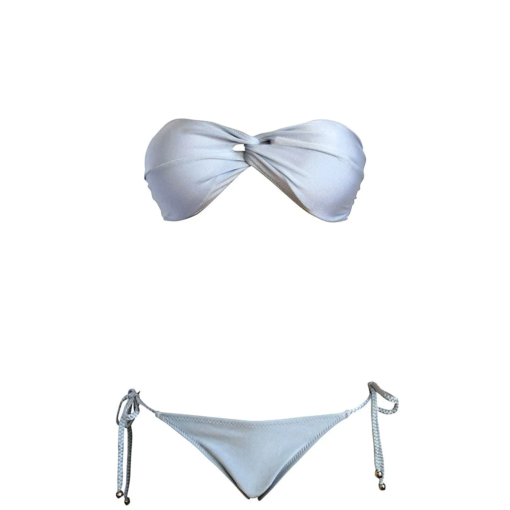 La Sirene Betin Bandeau Bikini - Silver