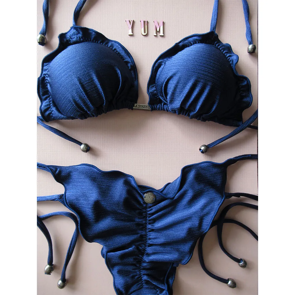 La Sirene Sunshine Ripple Bikini - Navy