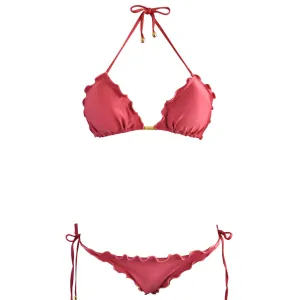 La Sirene Sunshine Triangle Bikini - Guava Red