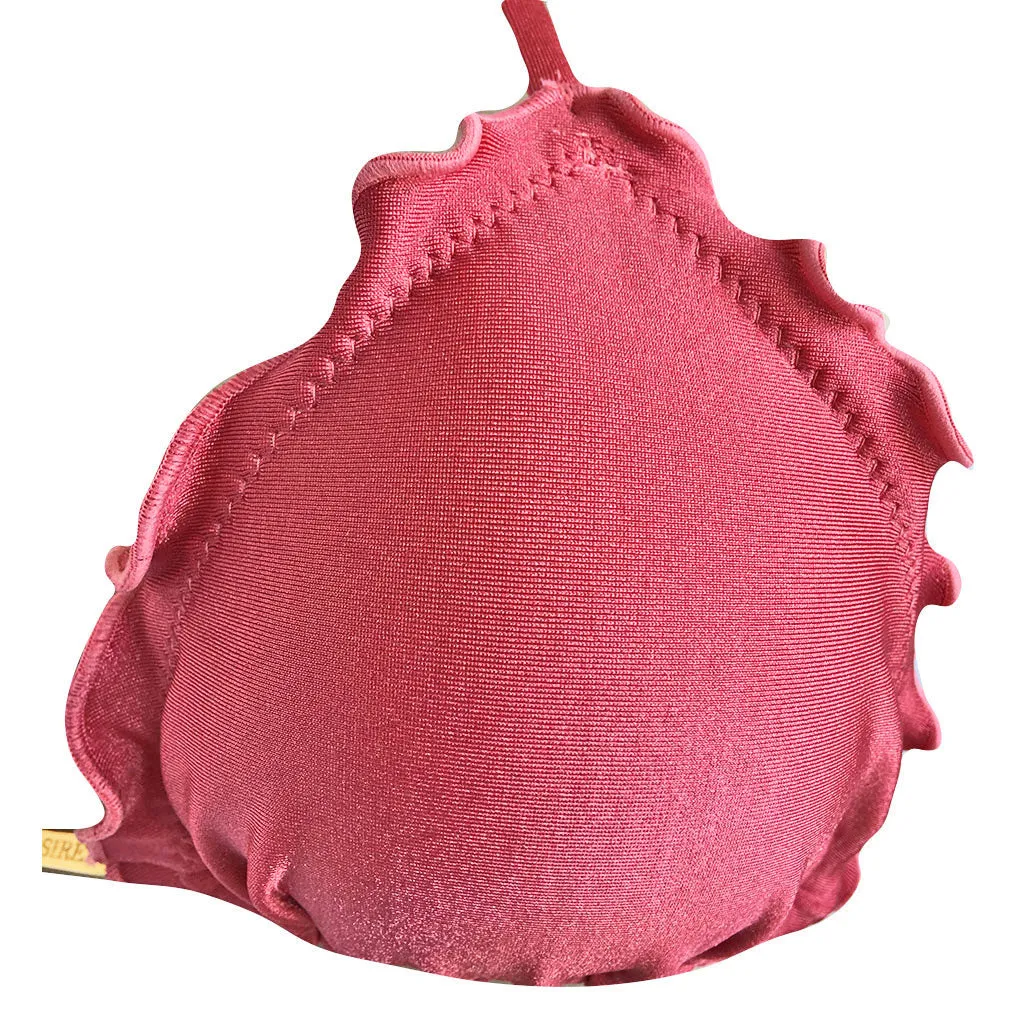 La Sirene Sunshine Triangle Bikini - Guava Red