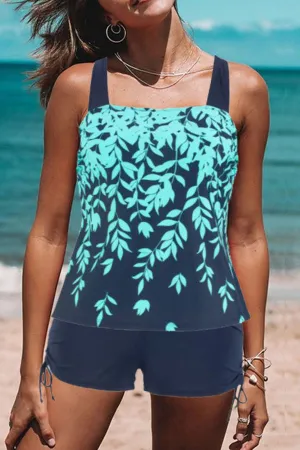 Leaf Print Classic Tankini