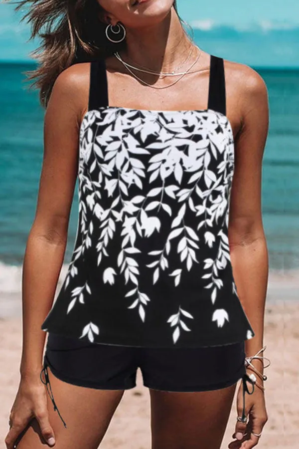 Leaf Print Classic Tankini