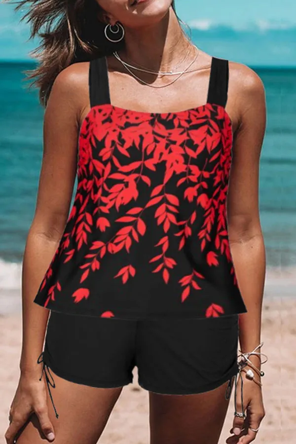 Leaf Print Classic Tankini