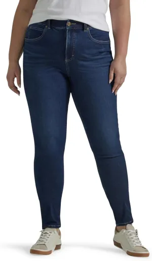 Lee womens Plus Size Ultra Lux Comfort With Flex Motion Skinny Leg Jean With Ever Fit