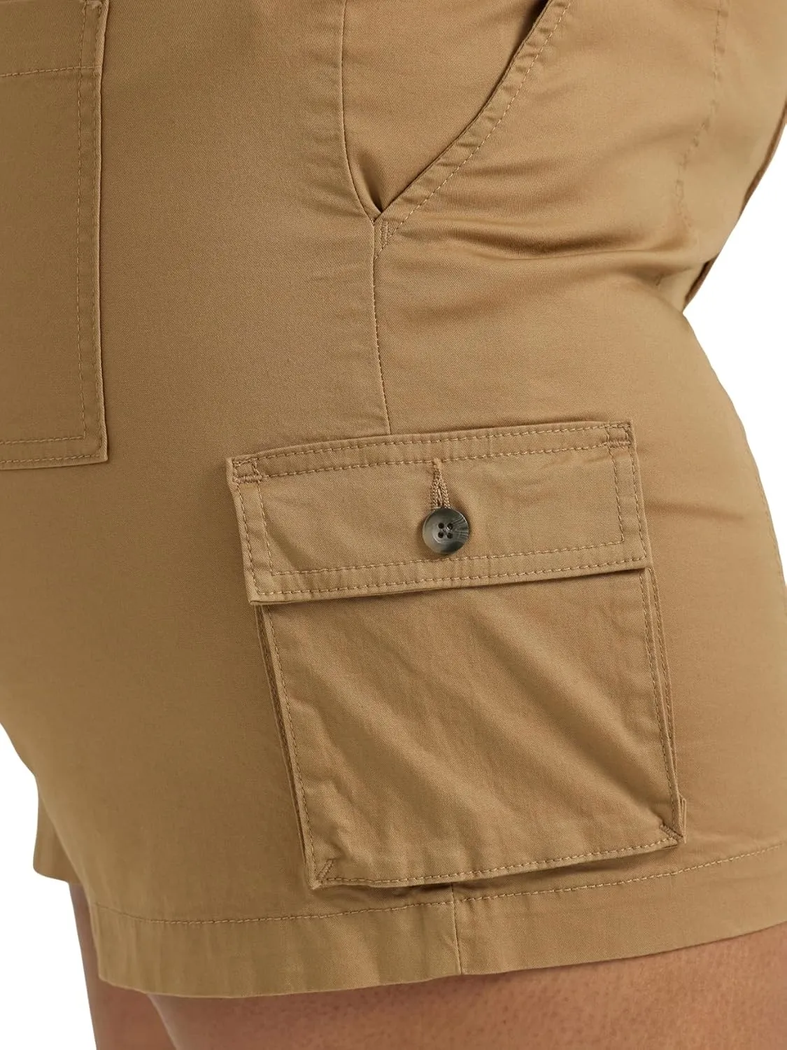 Lee Women's Plus Size Ultra Lux Comfort with Flex-to-go Cargo Short