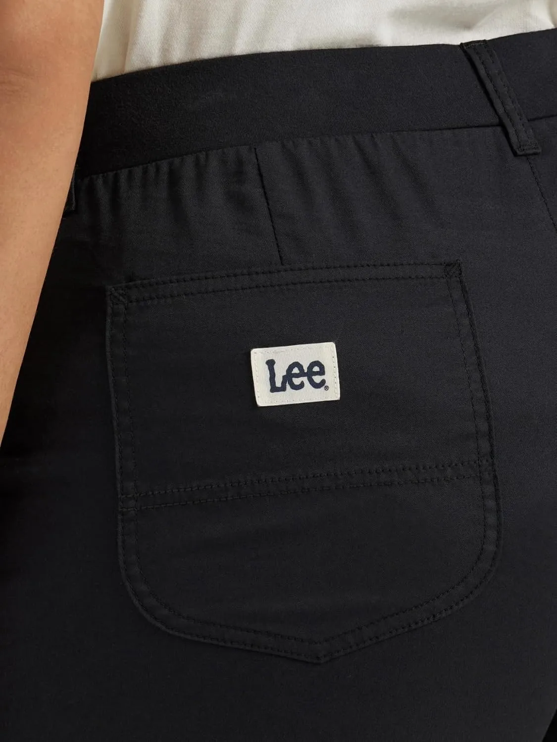 Lee Women's Plus Size Ultra Lux Comfort with Flex-to-go Utility Bermuda Short