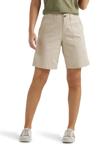 Lee Women's Ultra Lux Comfort with Flex-to-go Utility Bermuda Short