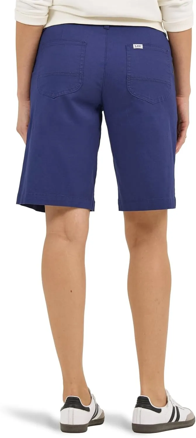 Lee Women's Ultra Lux Comfort with Flex-to-go Utility Bermuda Short