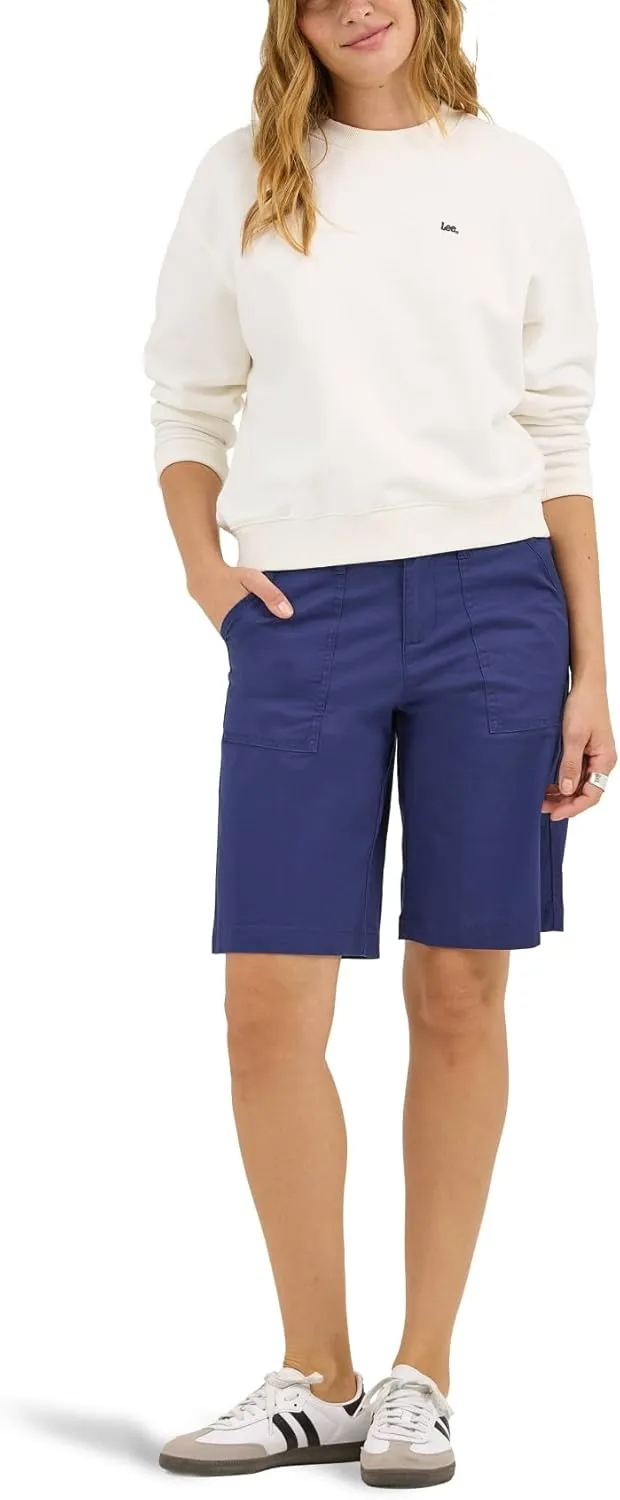 Lee Women's Ultra Lux Comfort with Flex-to-go Utility Bermuda Short