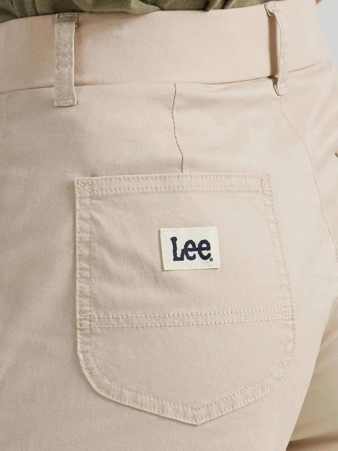 Lee Women's Ultra Lux Comfort with Flex-to-go Utility Bermuda Short