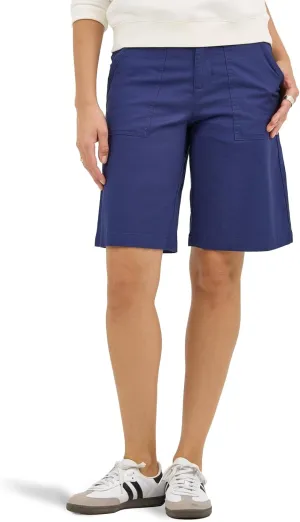 Lee Women's Ultra Lux Comfort with Flex-to-go Utility Bermuda Short