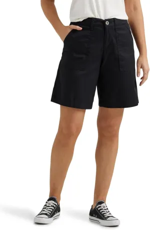 Lee Women's Ultra Lux Comfort with Flex-to-go Utility Bermuda Short