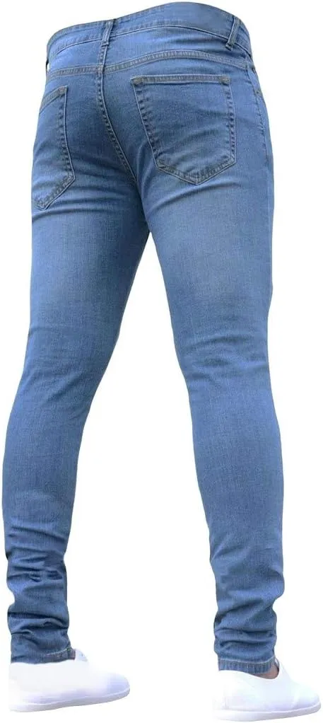Leg Men's Pants Plus-Size Street Hip Hop Loose Work Long Trousers Jeans Pants Mens Jeans Men Jeans Regular Fit Jeans