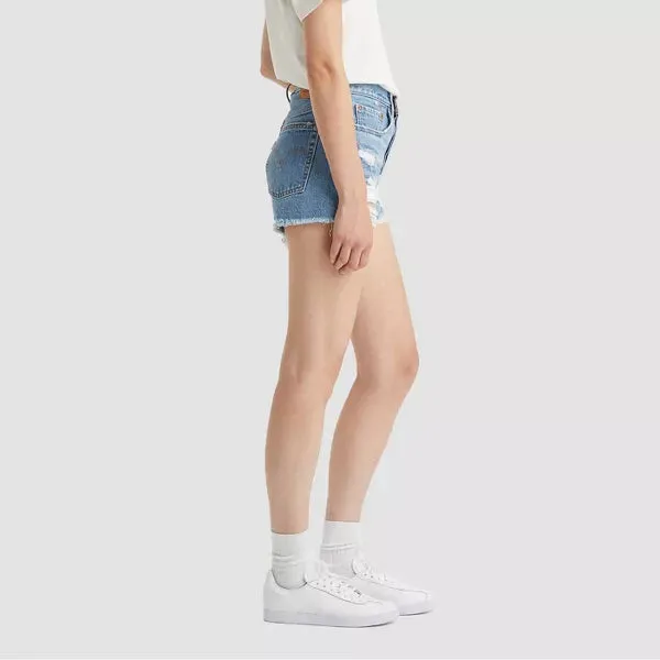 Levi's 501 ORIGINAL FIT HIGH RISE WOMEN'S SHORTS - QUIET RIOT