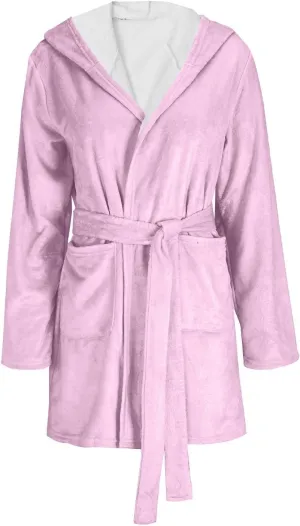 Lightweight Full-Length Robes for Women Soft Solid Sleepwear Spa Robes with Pockets Spa Robe for Women Womens Long
