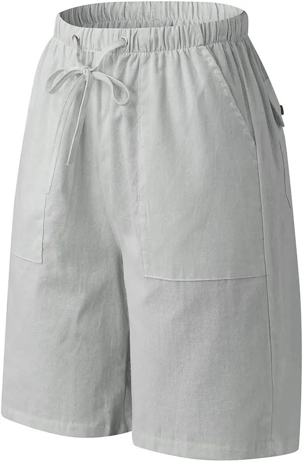 Linen Shorts for Men Men's Sports Shorts Beach Shorts Casual Cotton Linen Shorts Casual Shorts for Men Carpenter