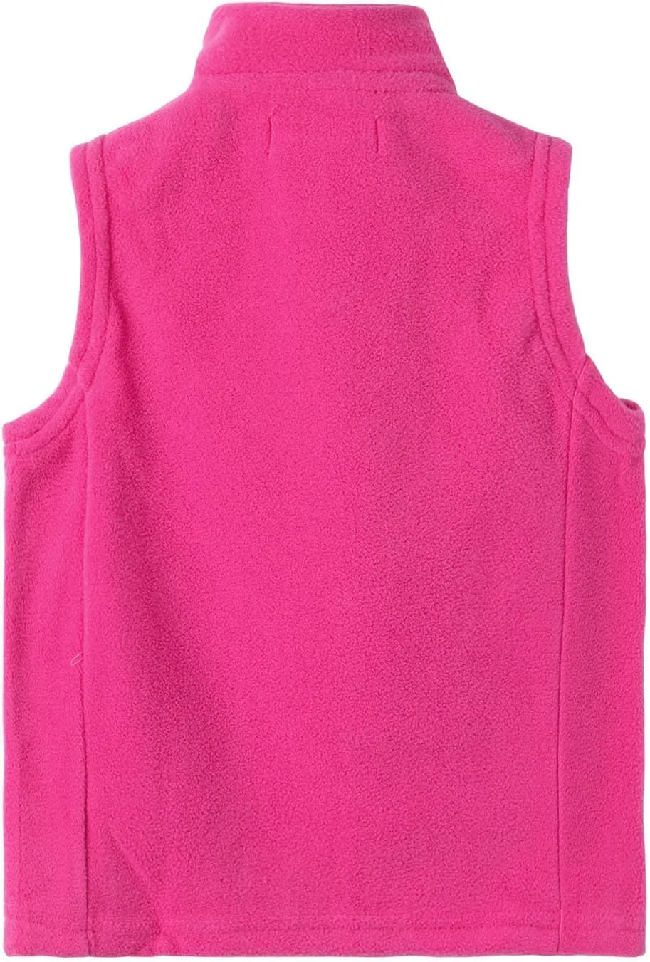 LittleSpring Kids Fleece Vest Jacket Full-Zip Warm Sleeveless