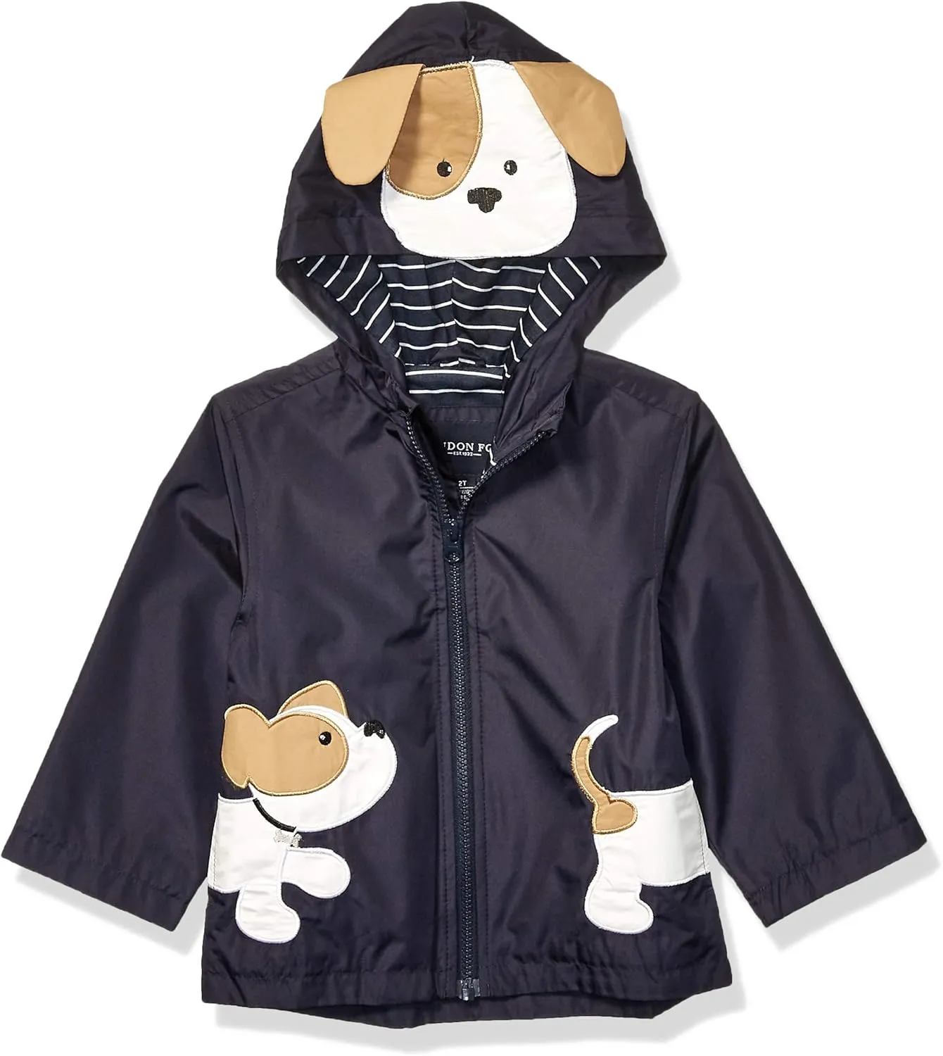 LONDON FOG Boys' Little Animal Rainslicker Rain Jacket