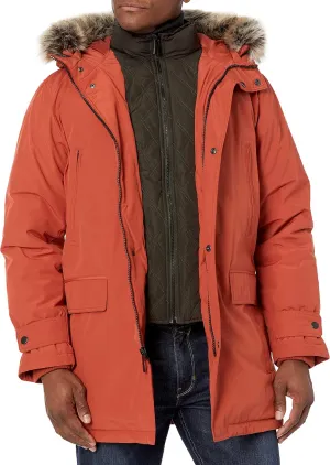 LONDON FOG mens Men's Snorkel Jacket With Bib