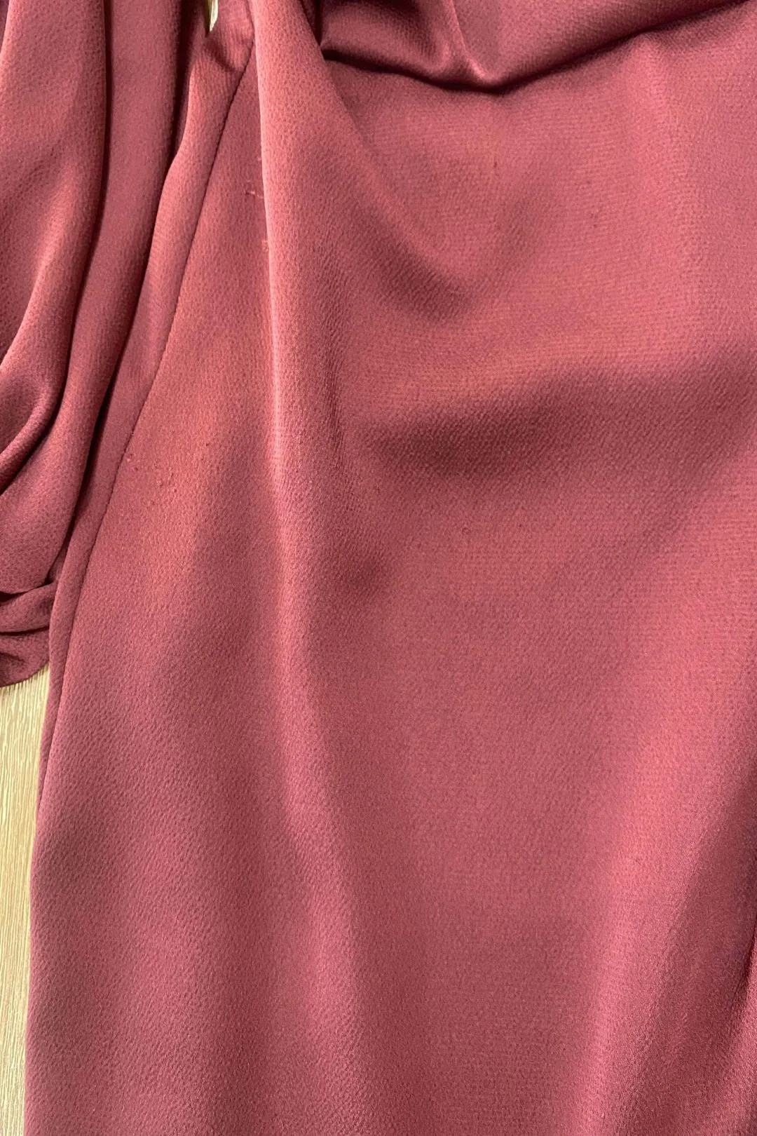 Luxe Tie Front One Shoulder Dress