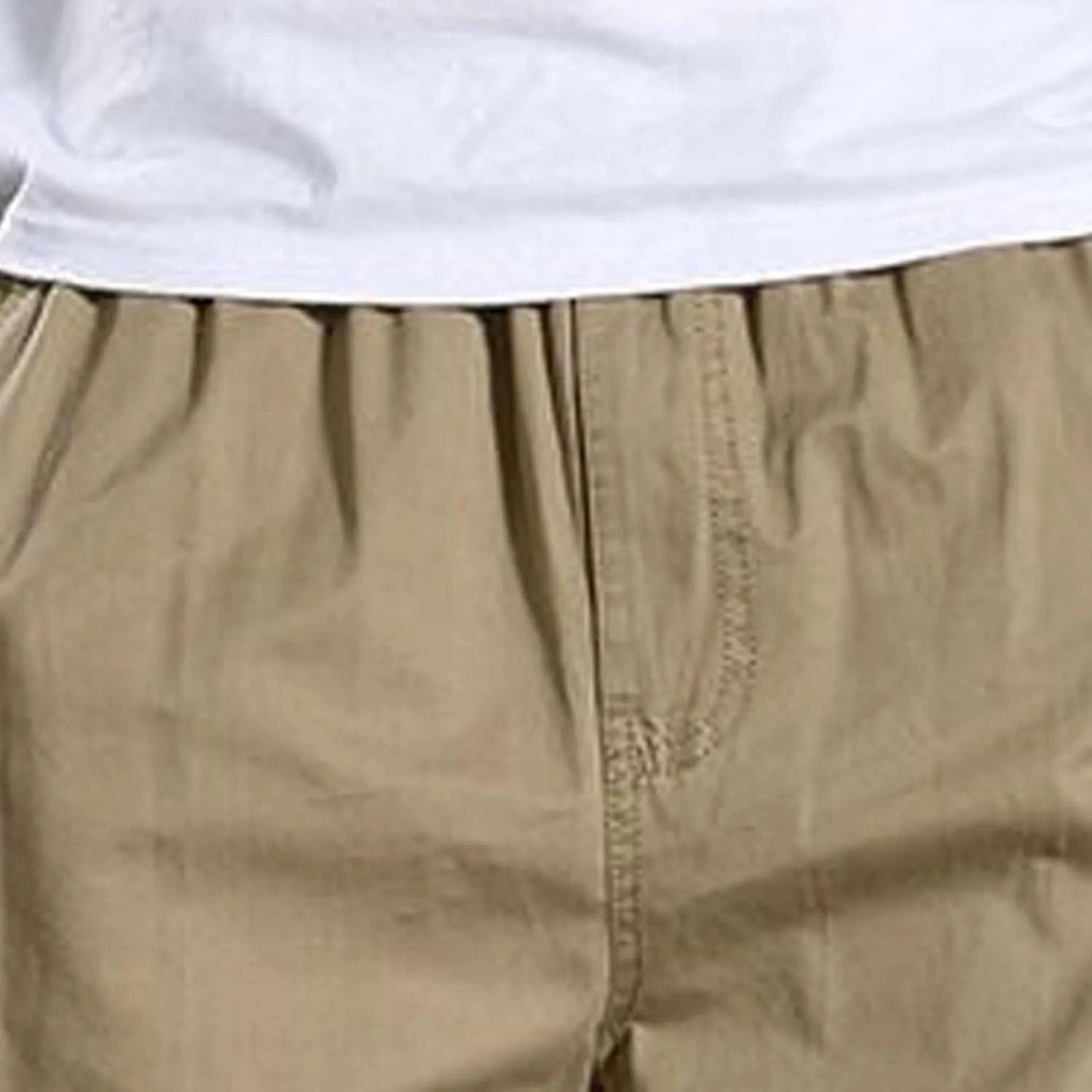 Maiyifu-GJ Men's Casual Loose Cargo Pants Lightweight Elastic Waist Hiking Sweatpants Athletic Joggers Trousers with Pockets