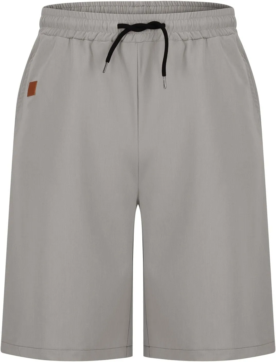 Men Athletic Shorts Summer Casual Cargo Shorts Elastic High Waisted Shorts Workout Golf Drawstring Shorts with Pocket
