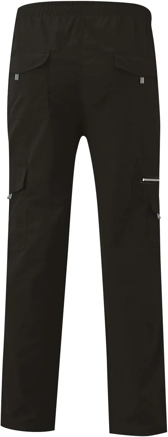 Men Work Pants Hiking Stretch Sweatpants with Pockets Mencomfy Joggers Slim Fit Camo Tactical Trousers