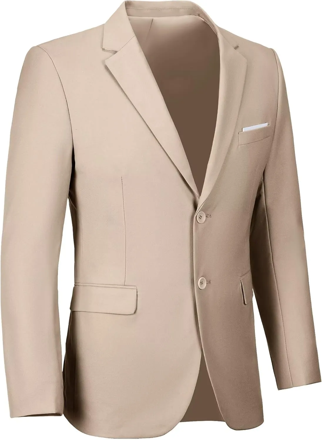 Mens Blazer Sports Coat Slim Fit 2 Button Solid Men's Casual Suit Blazer Jackets