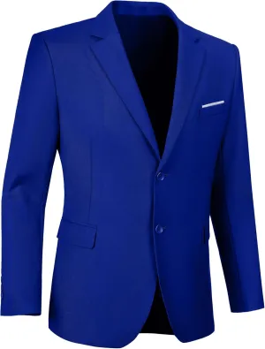 Mens Blazer Sports Coat Slim Fit 2 Button Solid Men's Casual Suit Blazer Jackets