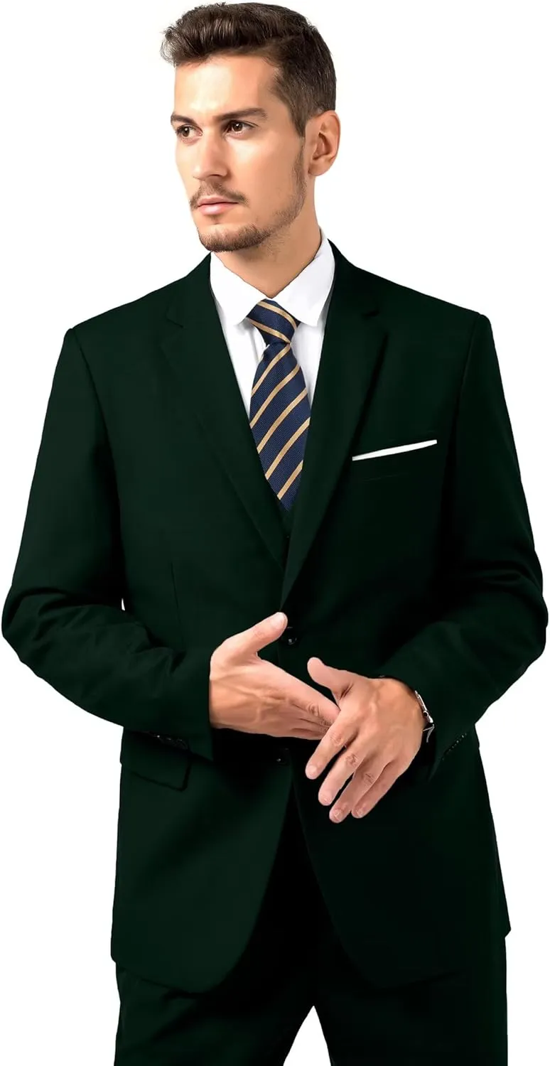 Mens Blazer Sports Coat Slim Fit 2 Button Solid Men's Casual Suit Blazer Jackets