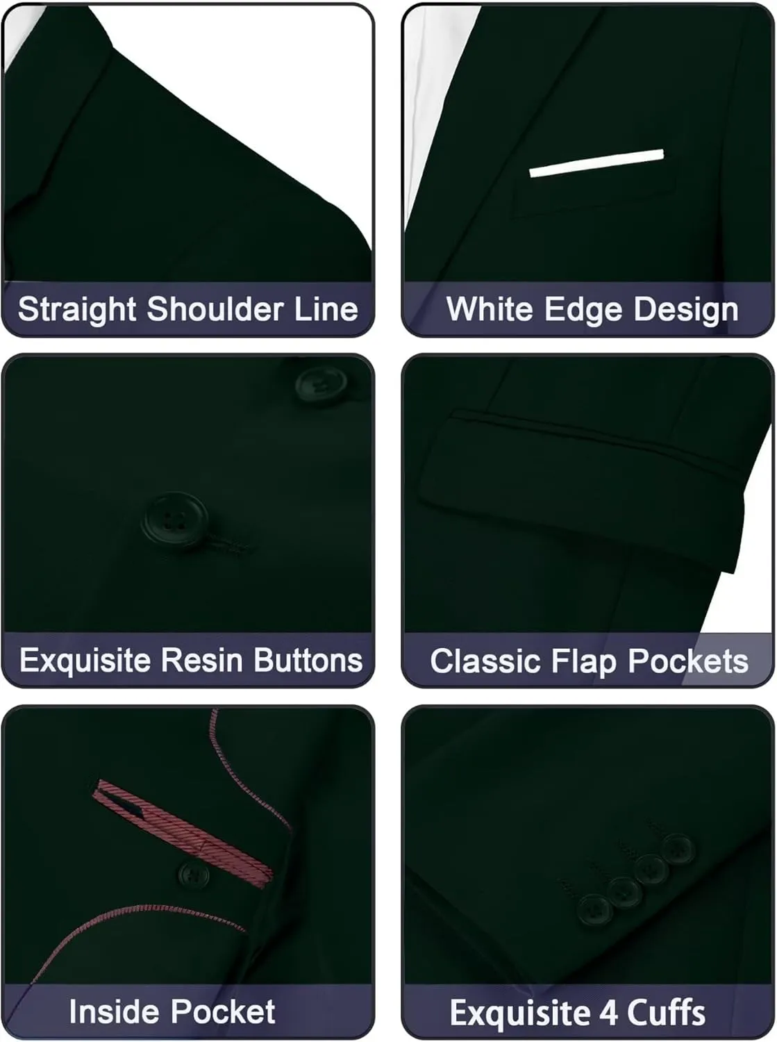 Mens Blazer Sports Coat Slim Fit 2 Button Solid Men's Casual Suit Blazer Jackets