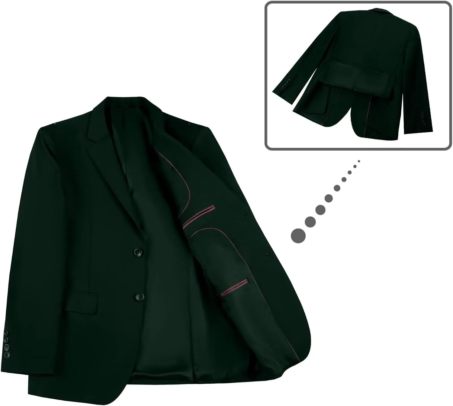 Mens Blazer Sports Coat Slim Fit 2 Button Solid Men's Casual Suit Blazer Jackets